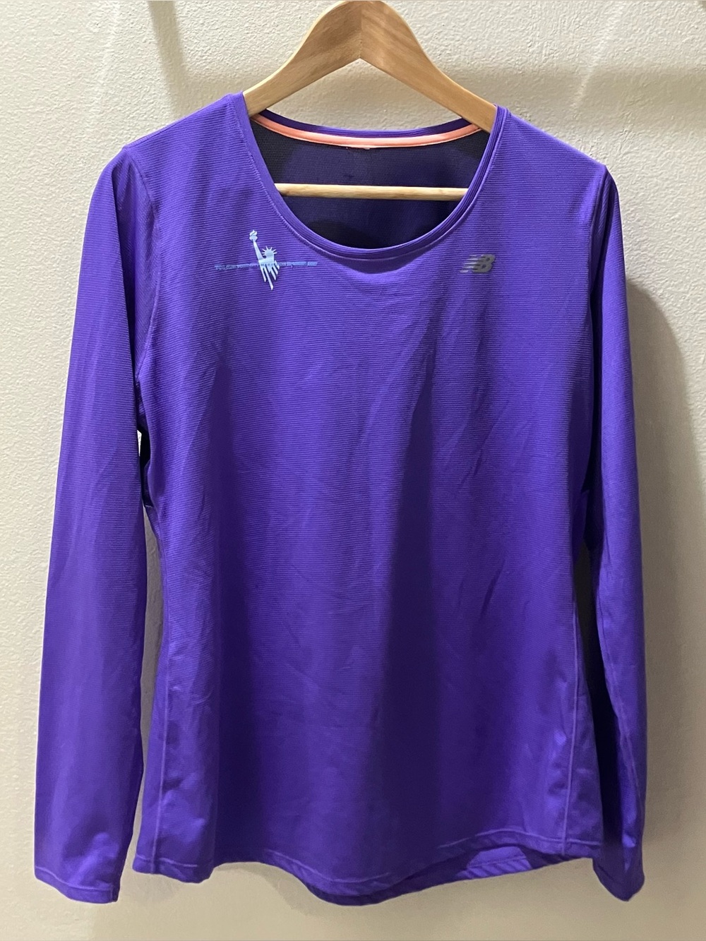 New Balance Dry NYC Marathon 2007 Purple Long Sleeve
